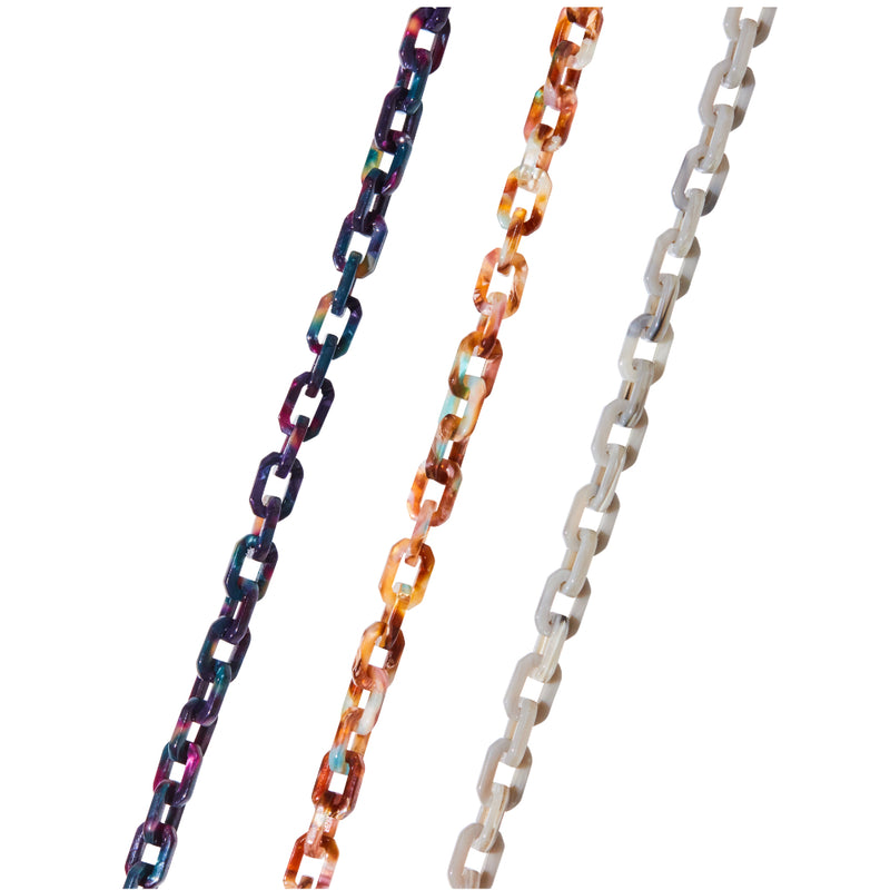 Octagon link glasses chain