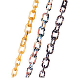 Octagonal wave glasses chain -2