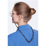 Octagonal wave glasses chain -2